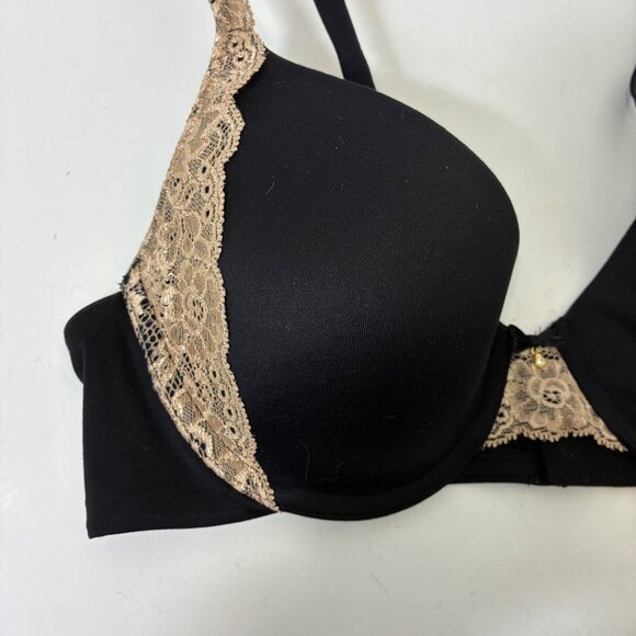 Soma Embraceable Demi Lace Trim Bra Size 36B Lightly Lined Underwire - Picture 2 of 7